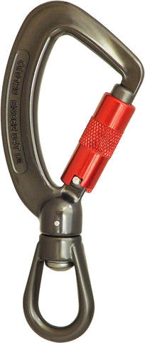 MOSQUETON CON DESTORCEDOR TWISTER TWIST LOCK - ISC