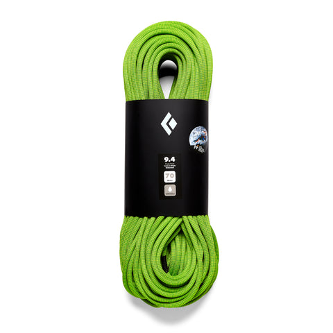 CUERDA PARA ESCALADA DRY CLIMBING ROPE - HONNOLD EDITION 9.4MM X 70M   - BLACK DIAMOND