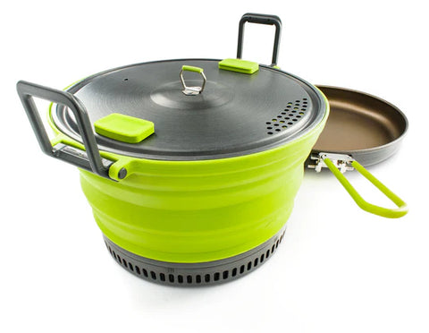 OLLA + SARTEN COLAPSABLE ESCAPE HS 3L POT + FRYPAN - GSI OUTDOORS