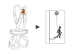 ARNES PARA RECORRIDOS EN ALTURA SWAN FREEFALL STAINLESS - PETZL