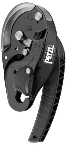 DESCENSOR CON ANTIPANICO I'D S COLOR NEGRO - PETZL