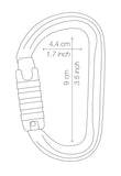 MOSQUETON AM'D BALL LOCK - PETZL