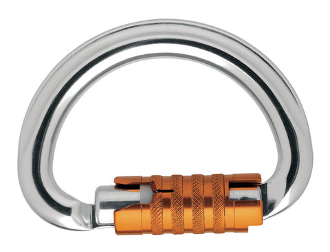 MOSQUETON SEMICIRCULAR OMNI TRIACT LOCK - PETZL