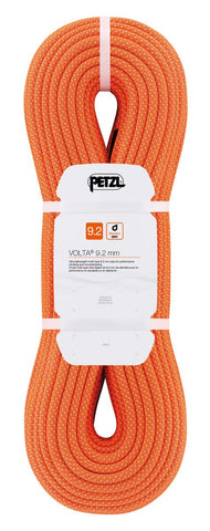 CUERDA PARA ESCALADA O ALPINISMO VOLTA 9.2MM COLOR NARANJA- PETZL