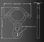 DESCENSOR OCHO DE RESCATE STAINLESS 35 KN - ISC