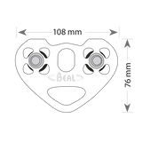 POLEA DOBLE PARA TIROLESA TRANSF’AIR TWIN B - BEAL