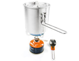 KIT ESTUFA + OLLA GLACIER STAINLESS EXPLORER SET - GSI OUTDOORS